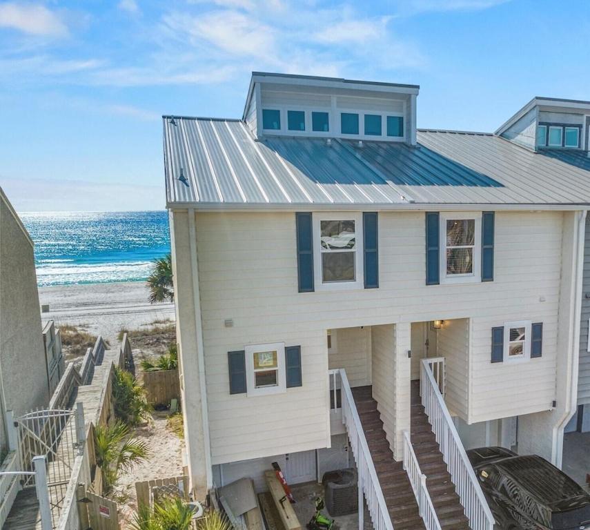 Newly Remodeled Beachfront Townhome - Sleeps 14 Panama City Beach Exteriör bild